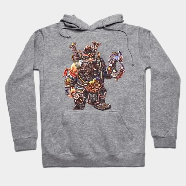 Overwatch Torbjorn Zhang Fei Skin Hoodie by Green_Shirts